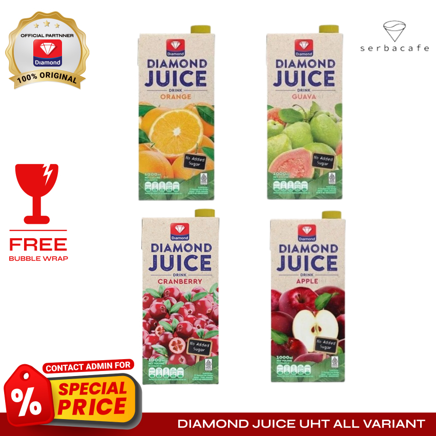 Jual Diamond Juice UHT NO Added Sugar All Flavour (1 L) | Shopee Indonesia