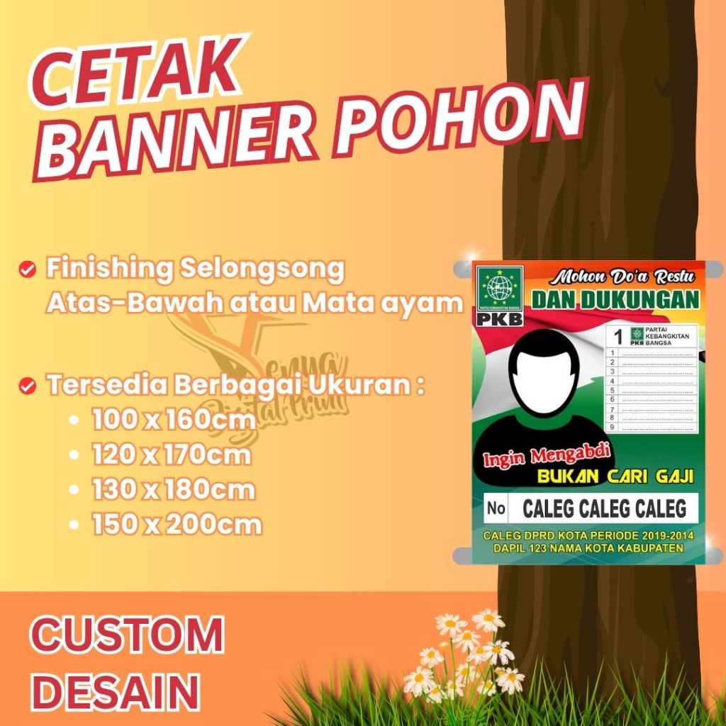 Jual BANNER POHON, BANNER RONTEG, SPANDUK MMT PINGGIR JALAN, BANNER ...