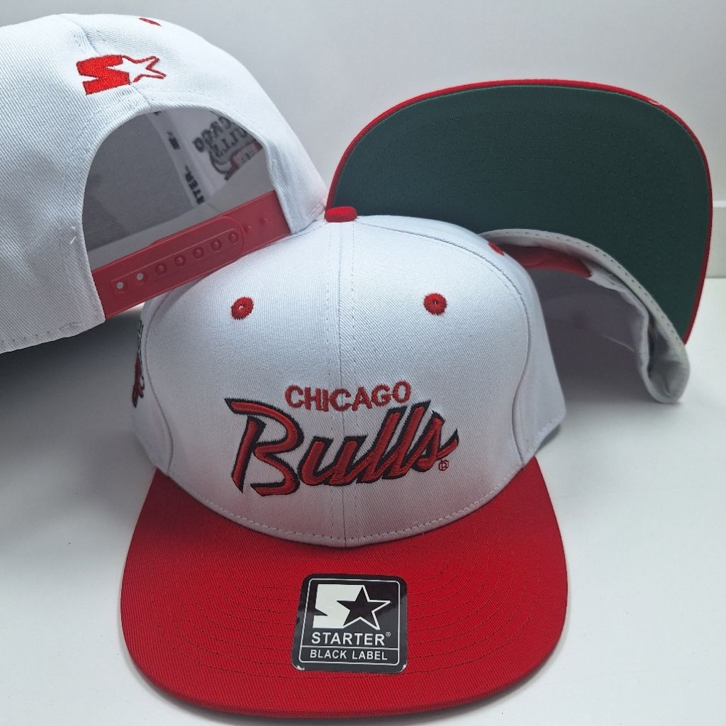 Topi Snapback Bulls Script Snapback Topi New Era 9forty A-frame