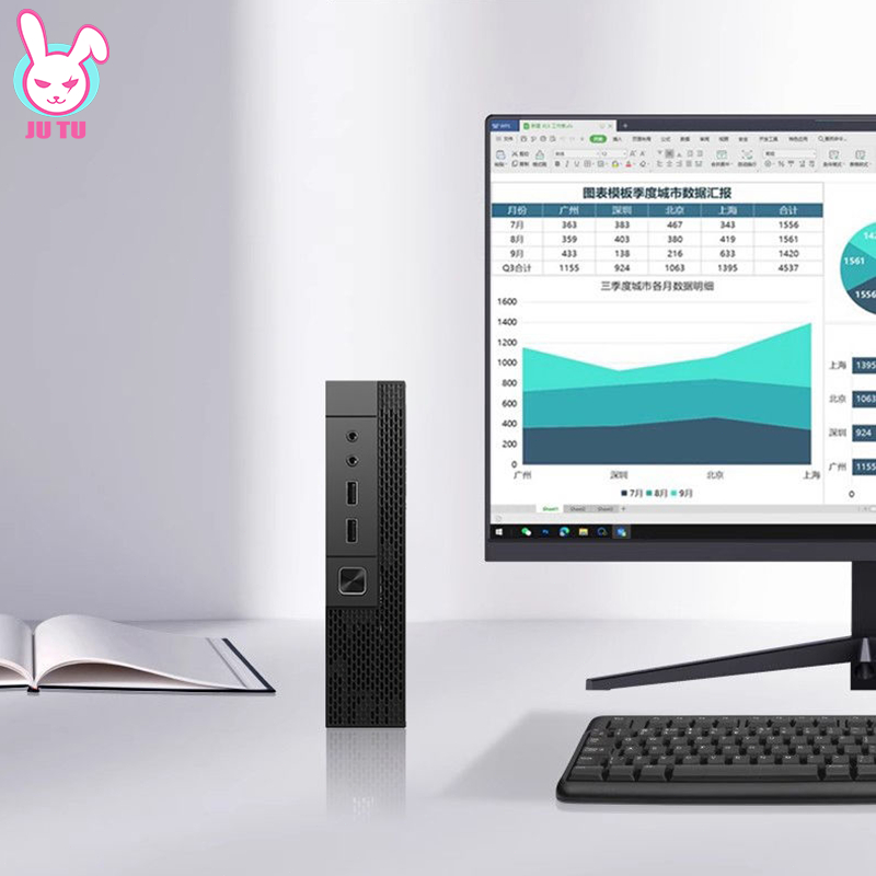 Jual JUTU Komputer Full Set Mini PC Desktop Baru Terbaru HD Super Tipis ...