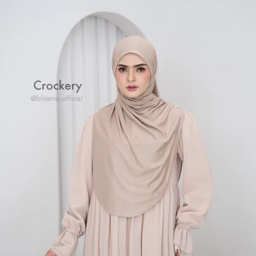 Blissme Shireen Bergo Instan Syar'I Hijab Kaos Rayon Premium