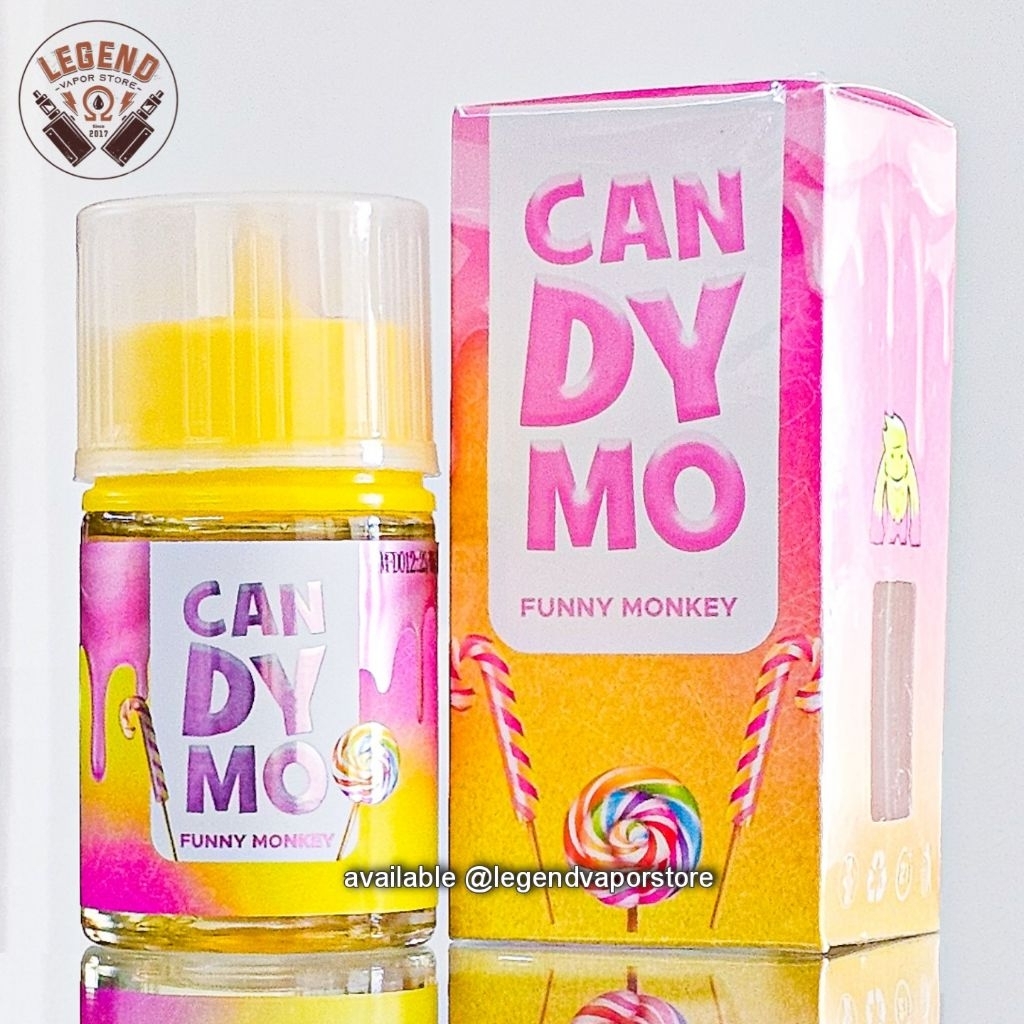 Jual FREEBASE - LIQUID CANDYMO FUNNY MONKEY Icy Banana Candy 60ML 3MG ...