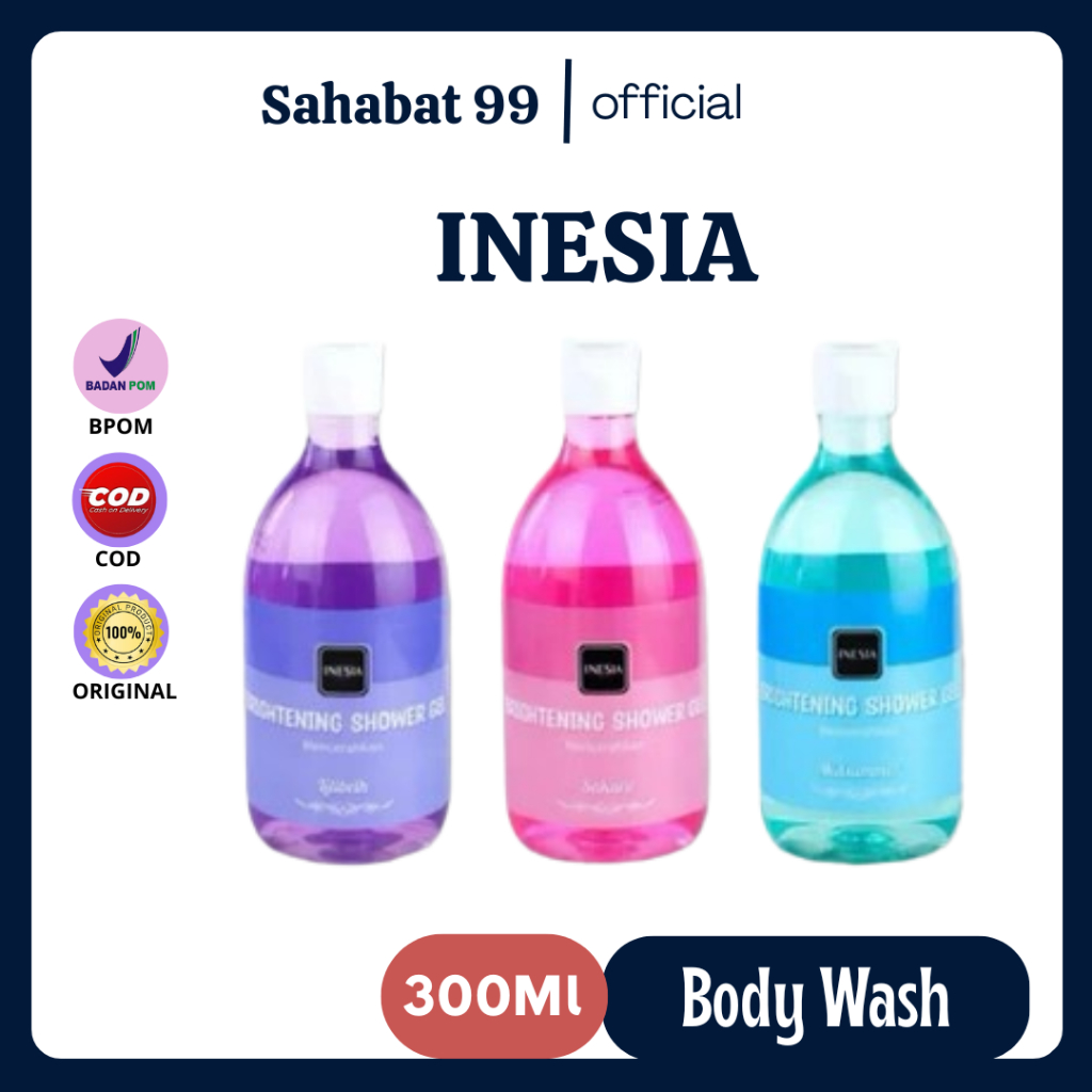 Jual Inesia Brightening Shower Gel 300ml - Body Wash | Shopee Indonesia