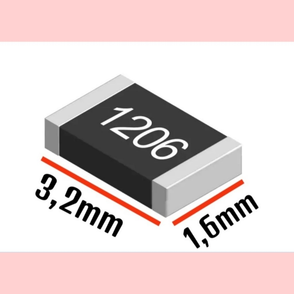 Jual 10pcs Chip resistor smd 103 10K 5% size 1206 3216 10k ohm 10Kohm ...