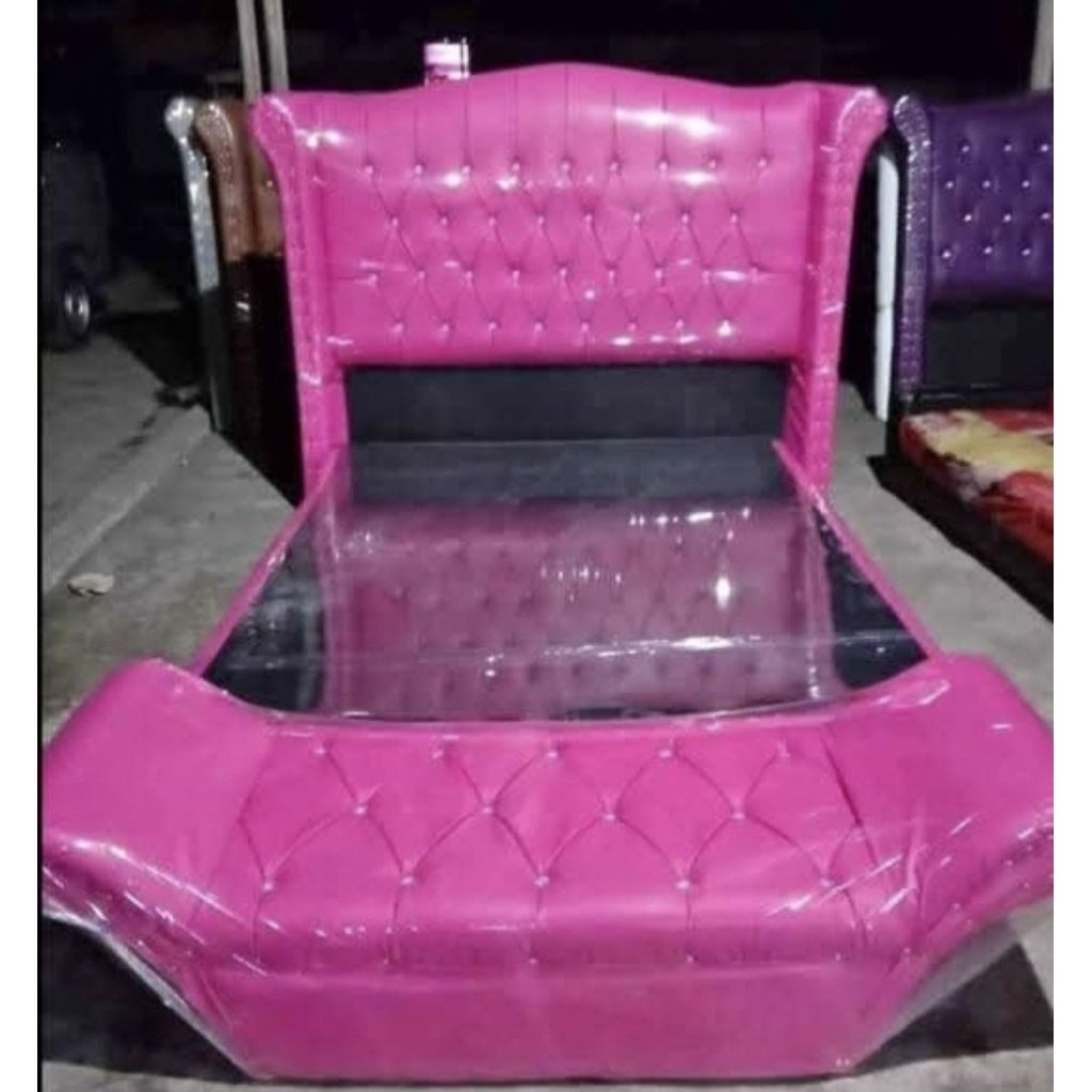 Jual Divan Ranjang Kasur Sandaran Jaguar T160cm + Bench Bahan Oscar ...