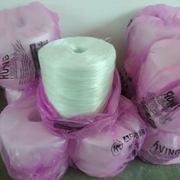 Jual Roving Aplus kiloan 1kg serat roving fiberglass/serat sintetis ...