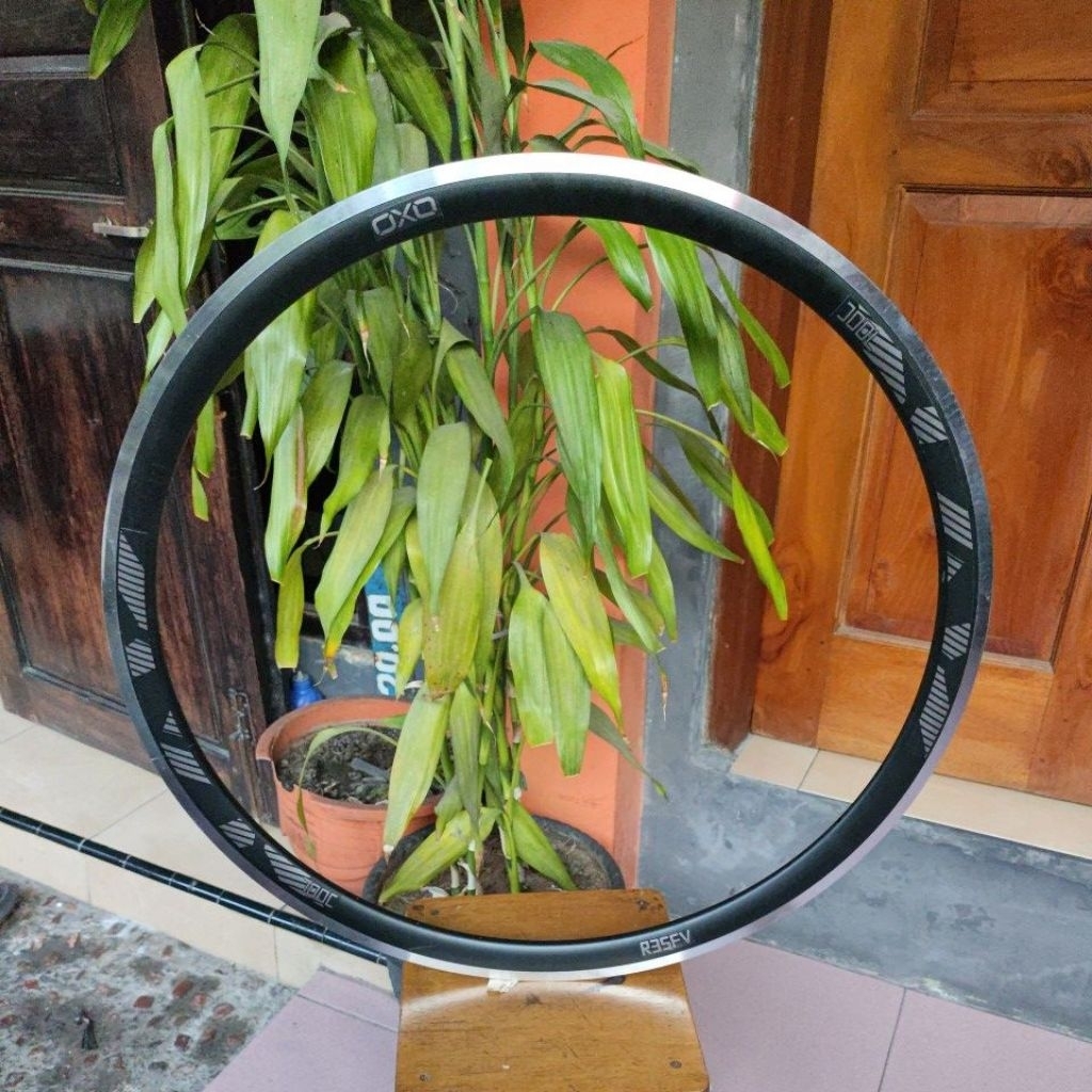 Jual oxo rims 700c R35FV double wall 32h rims brake velg alloy sepeda ...