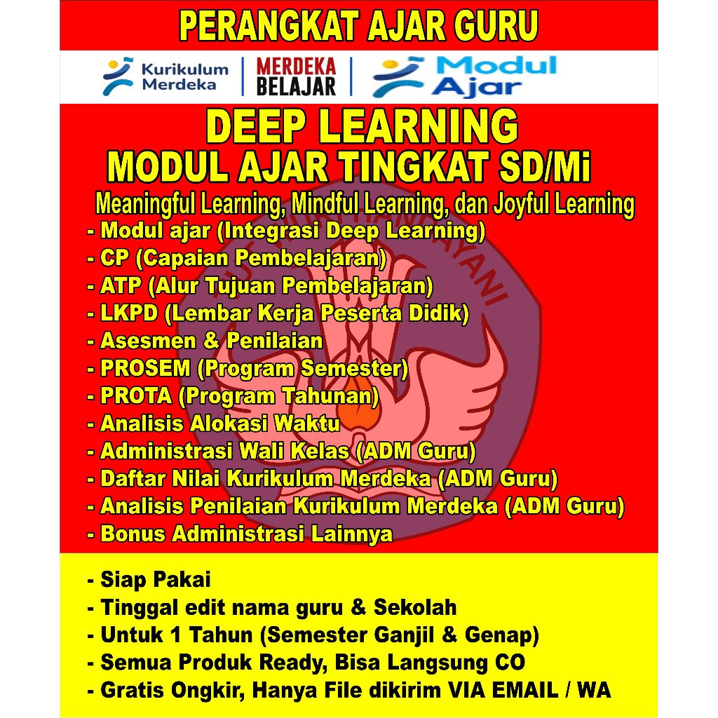 Jual MODUL AJAR DEEP LEARNING TINGKAT SD/MI | Shopee Indonesia