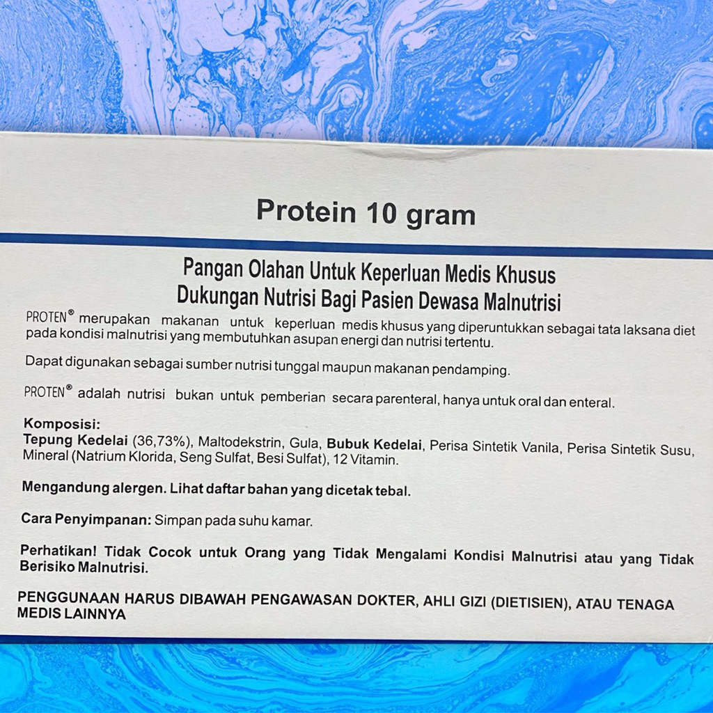 Jual PROTEN susu sumber protein rasa Vanilla dan Coklat | Shopee Indonesia