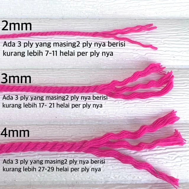 Macrame Cord 4mm Cotton Rope Roll 100g - Natural Cotton String for DIY Crafts, Wall Hangings & Plant Hangers