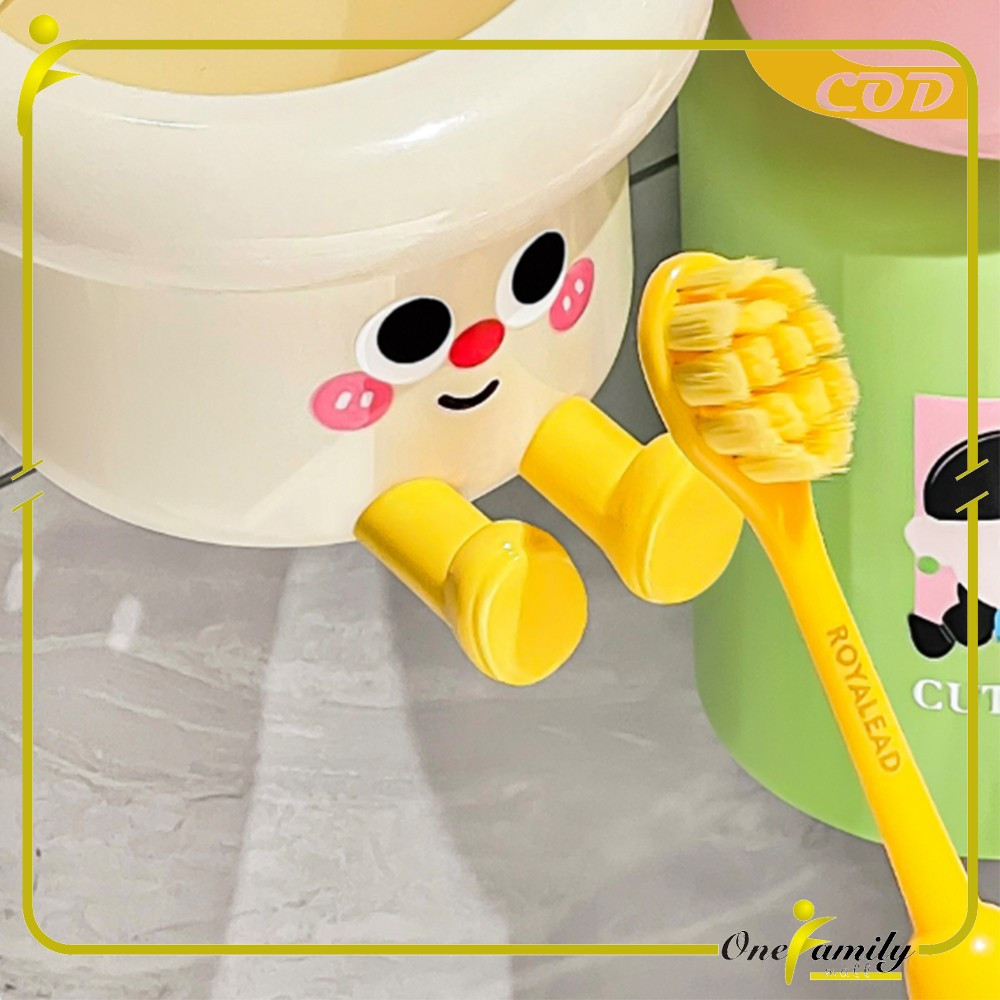 Jual ONE-C1337 Tempat Sikat Gigi Tempel Magnet Karakter Anak Lucu ...
