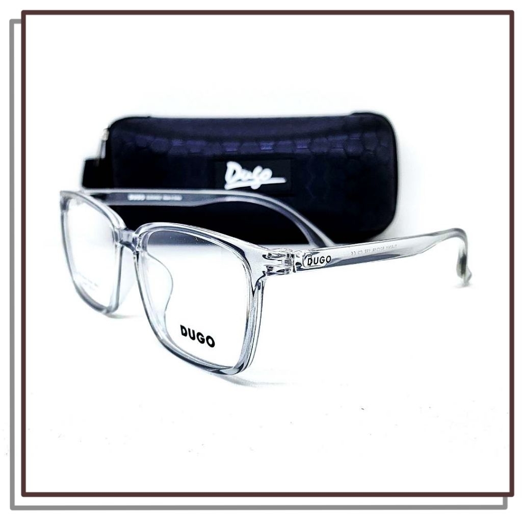 Jual FRAME KACAMATA PLASTIK DUGO 6061 Model Keren Elegan Transparan ...
