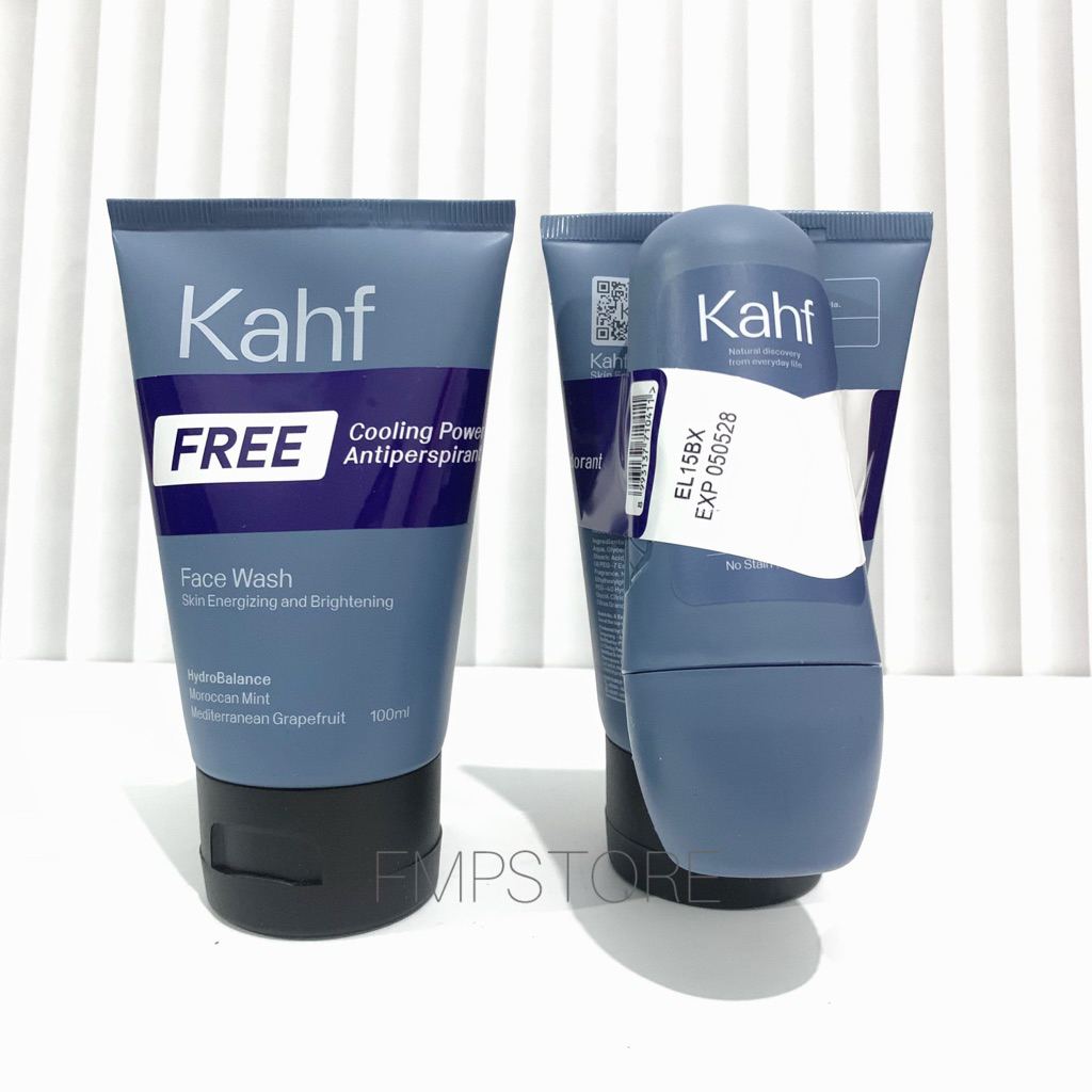 Jual [ BELI 1 GRATIS 1 ] Kahf Face Wash 100ml Free Kafh Deodorant