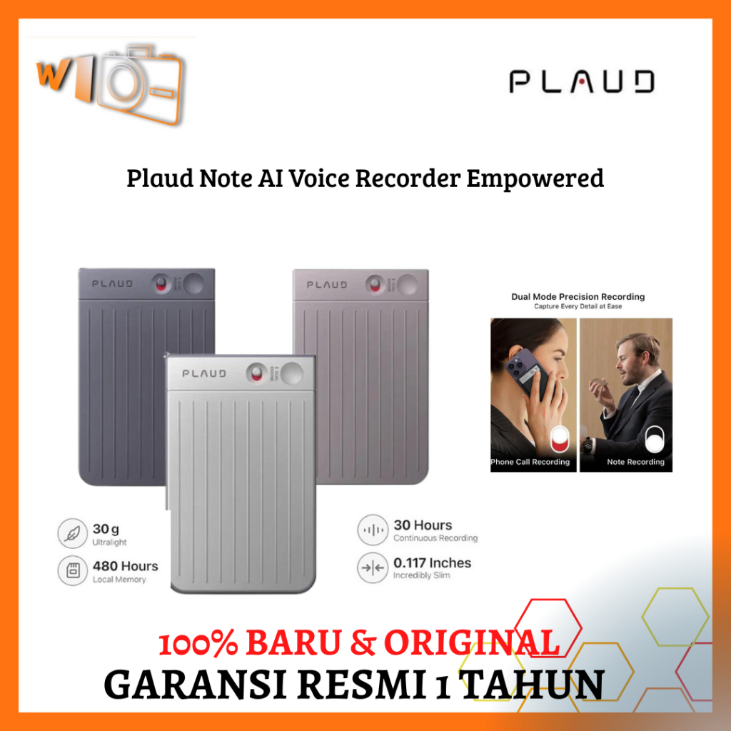 Jual Plaud Note AI Voice Recorder Empowered Perekam Suara Pluad ...