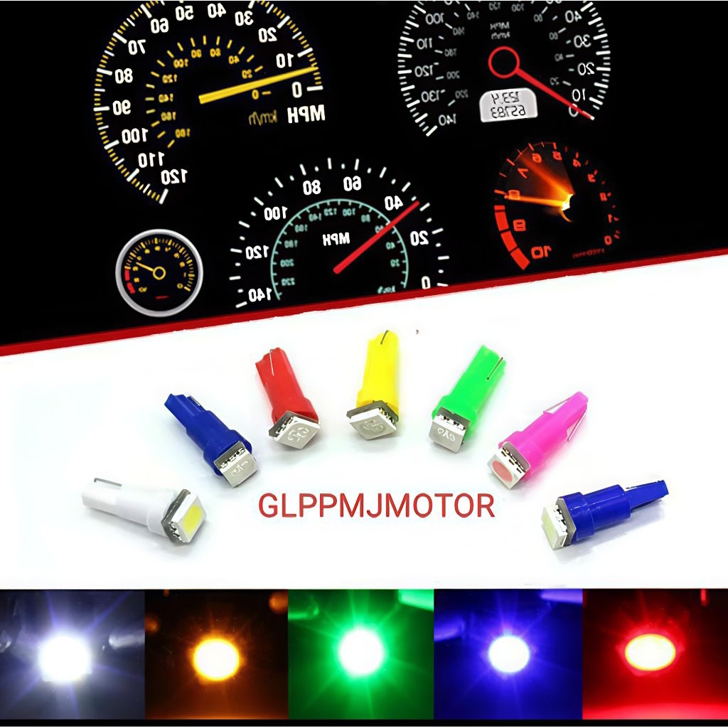 Jual Lampu LED T5 Speedometer Speedo Spido Km Kilometer Panel Dashboard ...