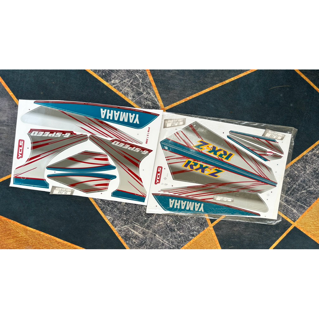 Jual STIKER BODY RXZ LAMA. STRIPING BODY YAMAHA RXZ MILE WARNA MERAH ...