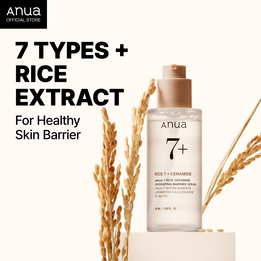 Jual ANUA 7 Rice Ceramide Hydrating Barrier Serum 50ml | Shopee Indonesia