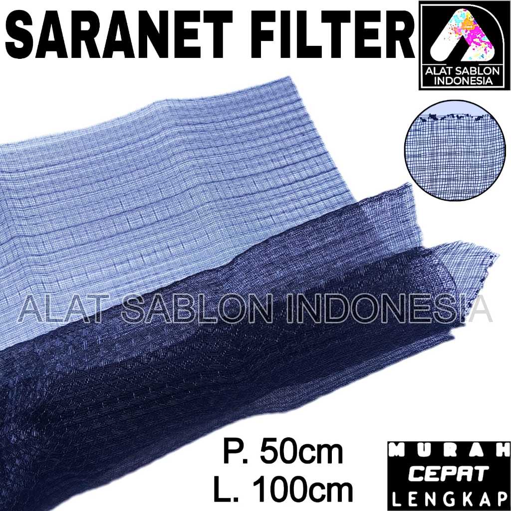 Jual SARINGAN FILTER SARANET MESH NYLON FILTER AC 50CMX100CM | Shopee ...