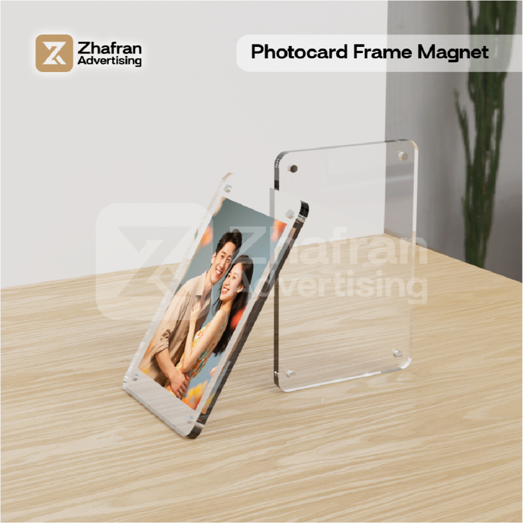 Jual Photo Card Holder Frame Magnet 2R Bingkai Foto Magnet Tempel ...