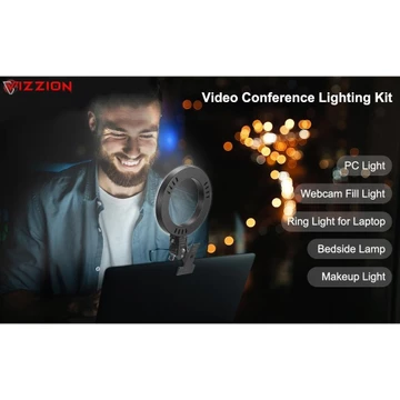 Dimmable Ring Light Clip On Lampu Selfie Ring 6 Inch R16