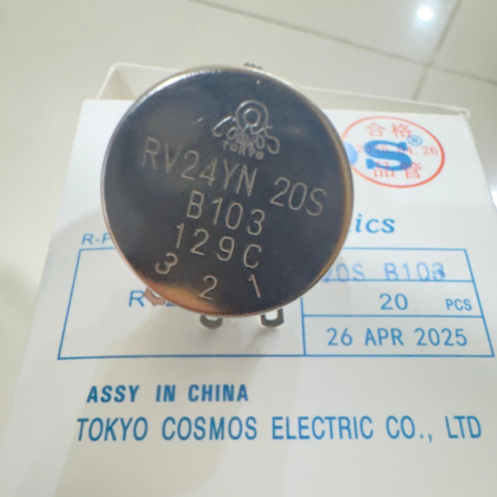 Jual GARANSI READY POTENSIO SAJA 10K RV24YN 20S B103 Potensio RV24YN20S ...