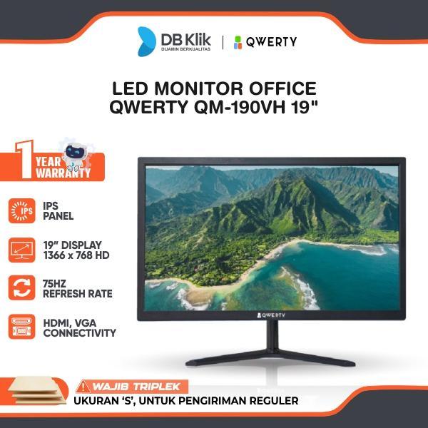 Jual LED Monitor Office QWERTY QM-190VH 19