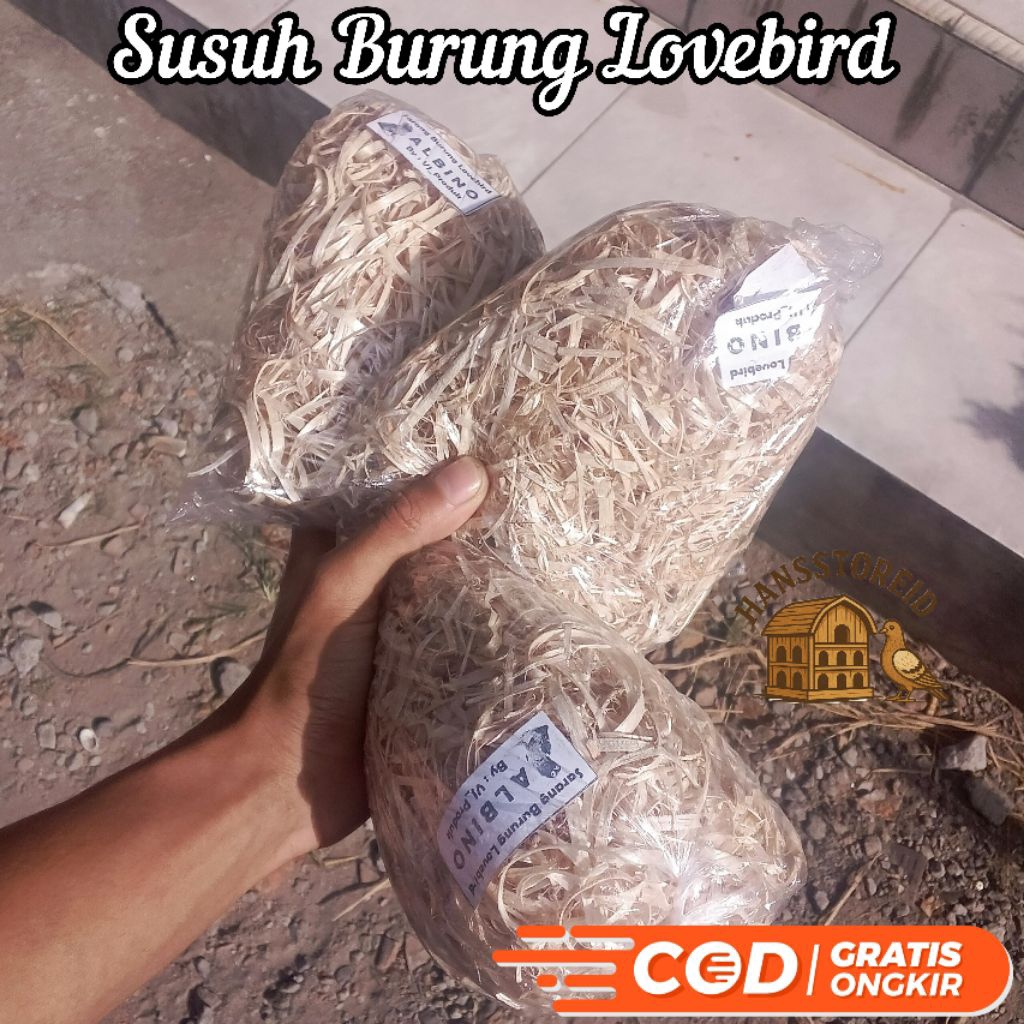 Jual SARANG BURUNG LOVEBIRD SUSUH BURUNG TEMPAT MENGERAM SERUTAN KAYU ...