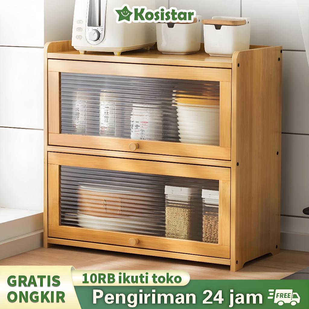 Jual Kosistar Rak Cangkir Tahan Debu/Rak Penyimpanan Dapur/Rak Dapur ...