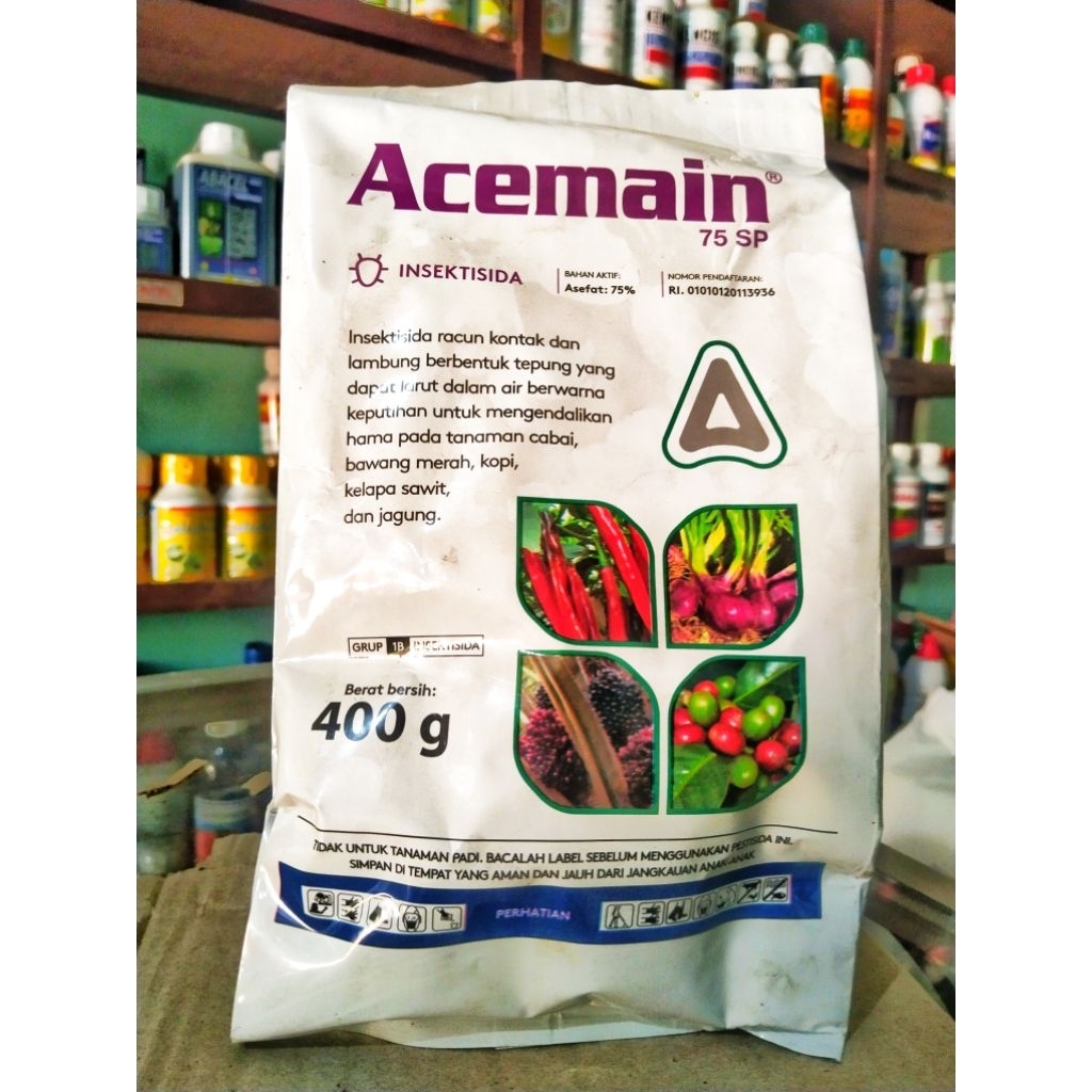 Jual Insektisida ACEMAIN 75sp isi 400Gr | Shopee Indonesia