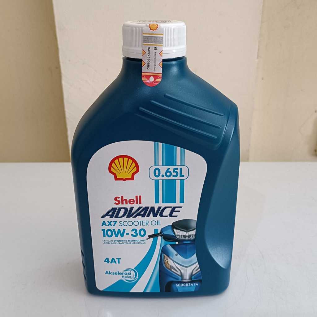 Jual Oli Motor Shell Advance AX7 Scooter 10W-30 (0.65L) | Shopee Indonesia
