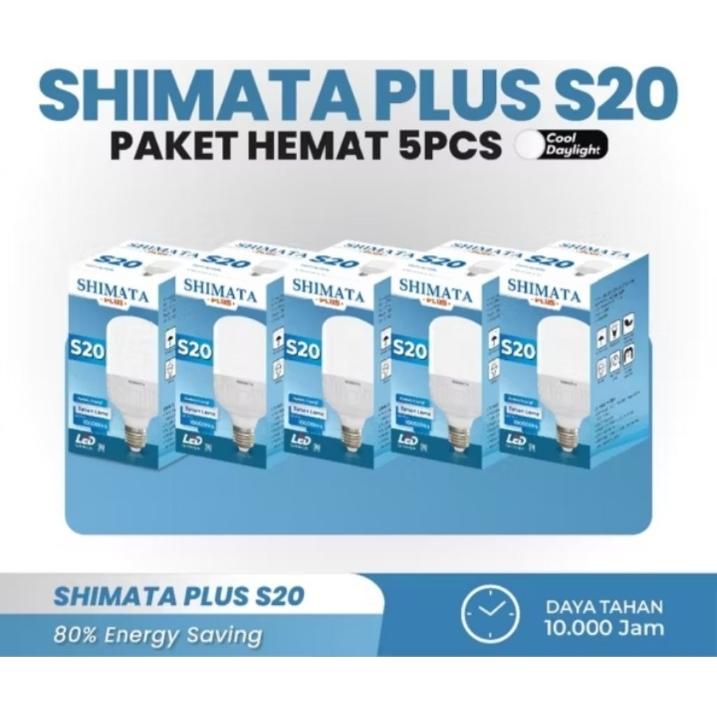 Jual SHIMATA LED 20 Watt isi 5pcs | Shopee Indonesia