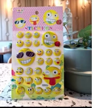 Jual sticker timbum mainan anak tema smile harga 1 lembar | Shopee ...