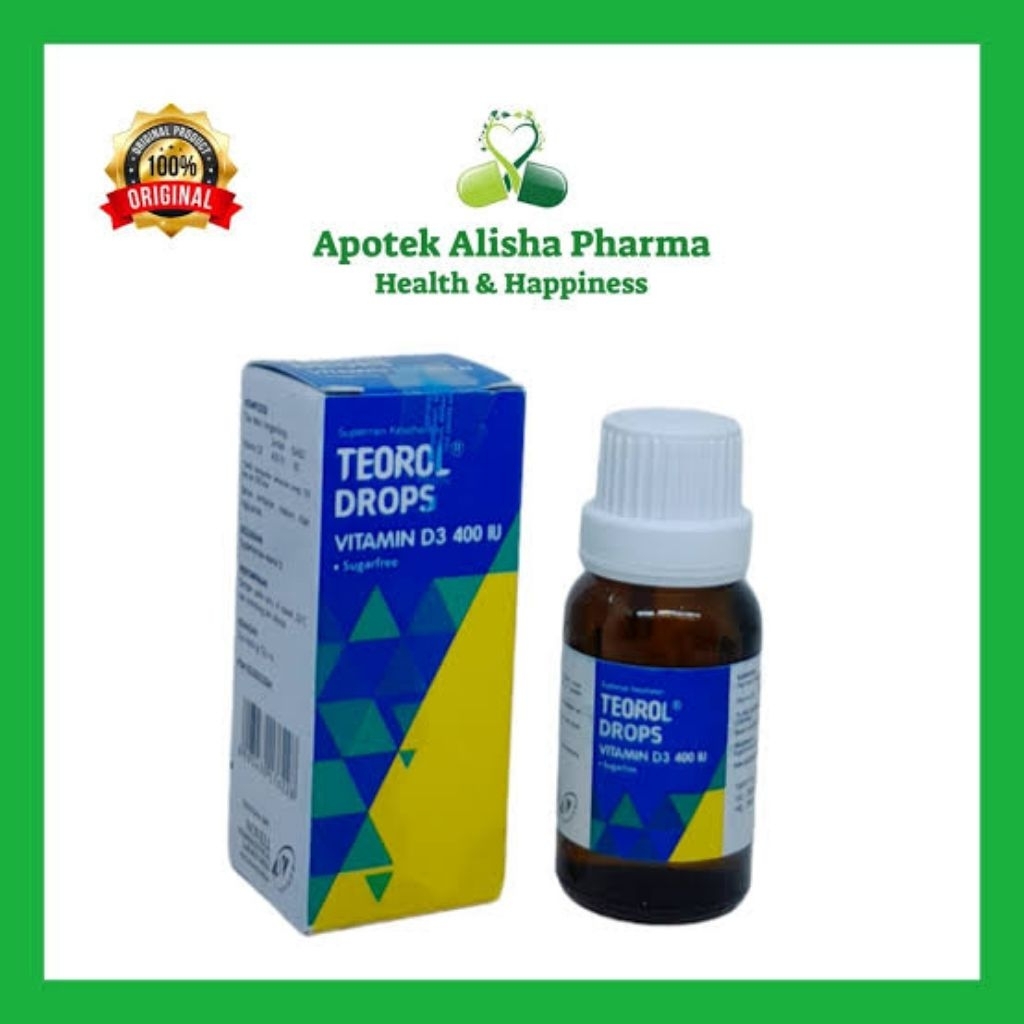 Jual Teorol Drops 400UI untuk kebutuhan Vitamin D3 { 12,5 ML } | Shopee ...