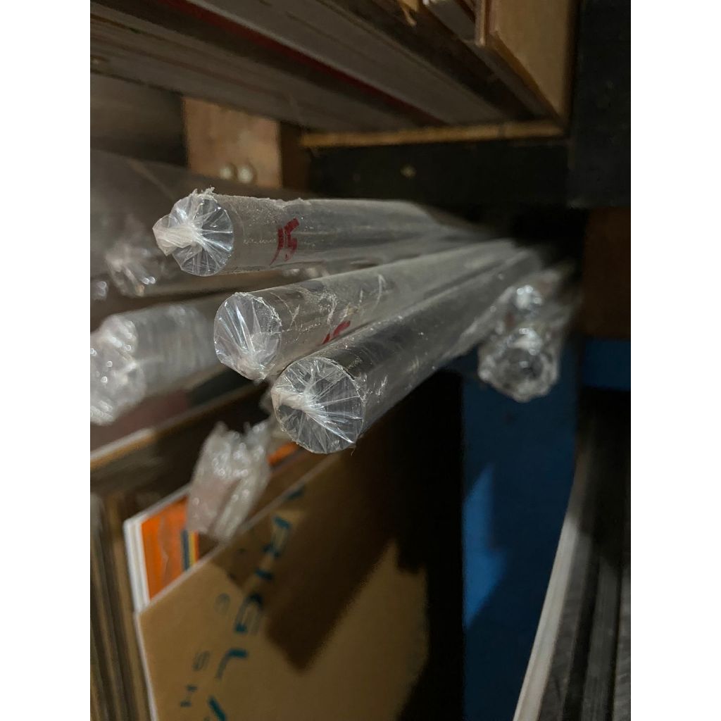 Jual Pipa Padat Acrylic Akrilik Solid Rod Batangan Bening 120 CM ...