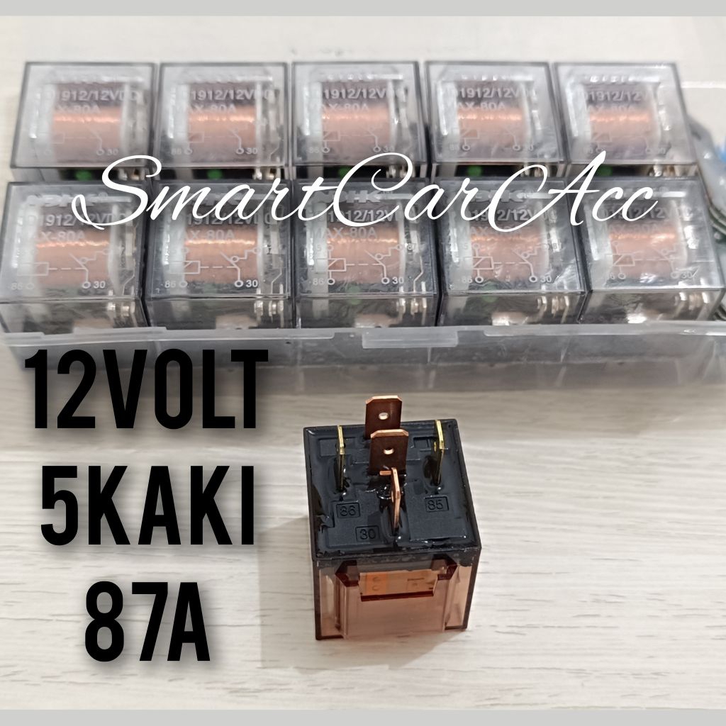 Jual Relay Rilay Riley Relai Transparan Bening Pemutus Cut Off 87a 5 ...