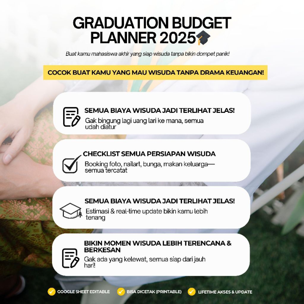 Jual Graduation Budget Planner | Shopee Indonesia