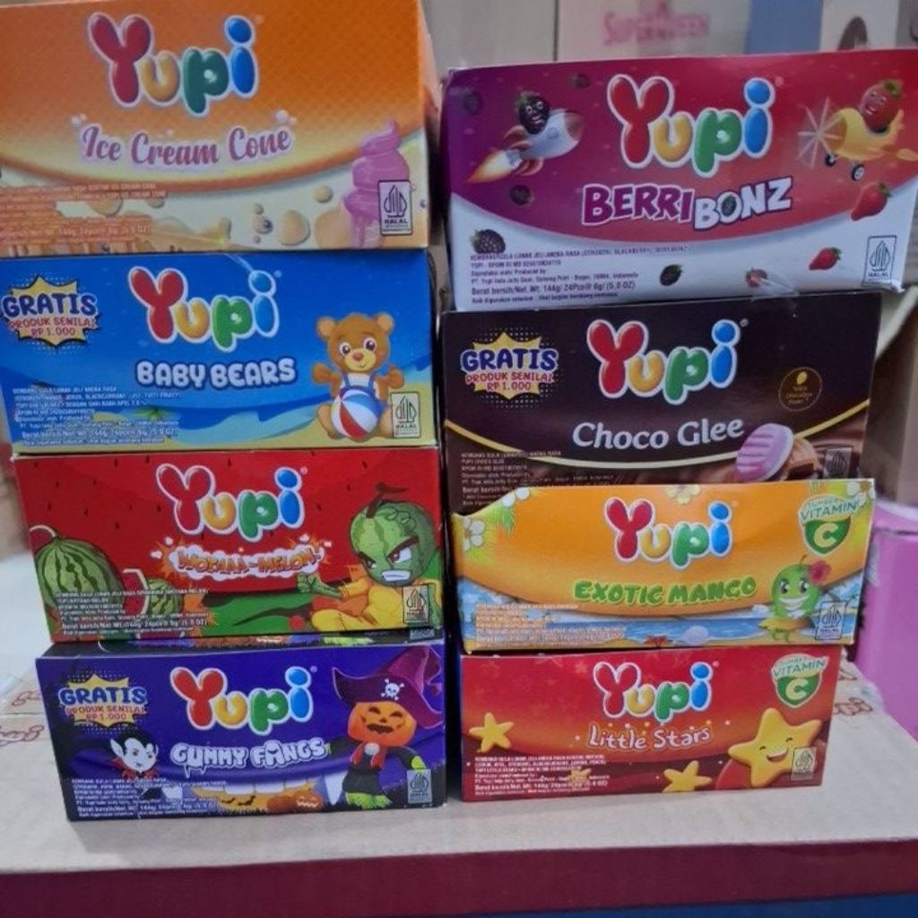 Jual Permen Yupi isi 24 pcs // box | Shopee Indonesia