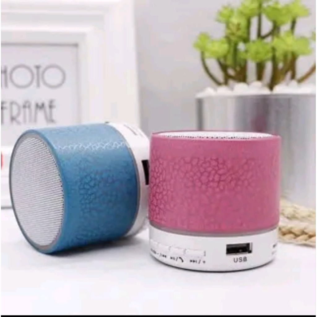 Jual speaker bluetooth mini motif retak led wireless | Shopee Indonesia