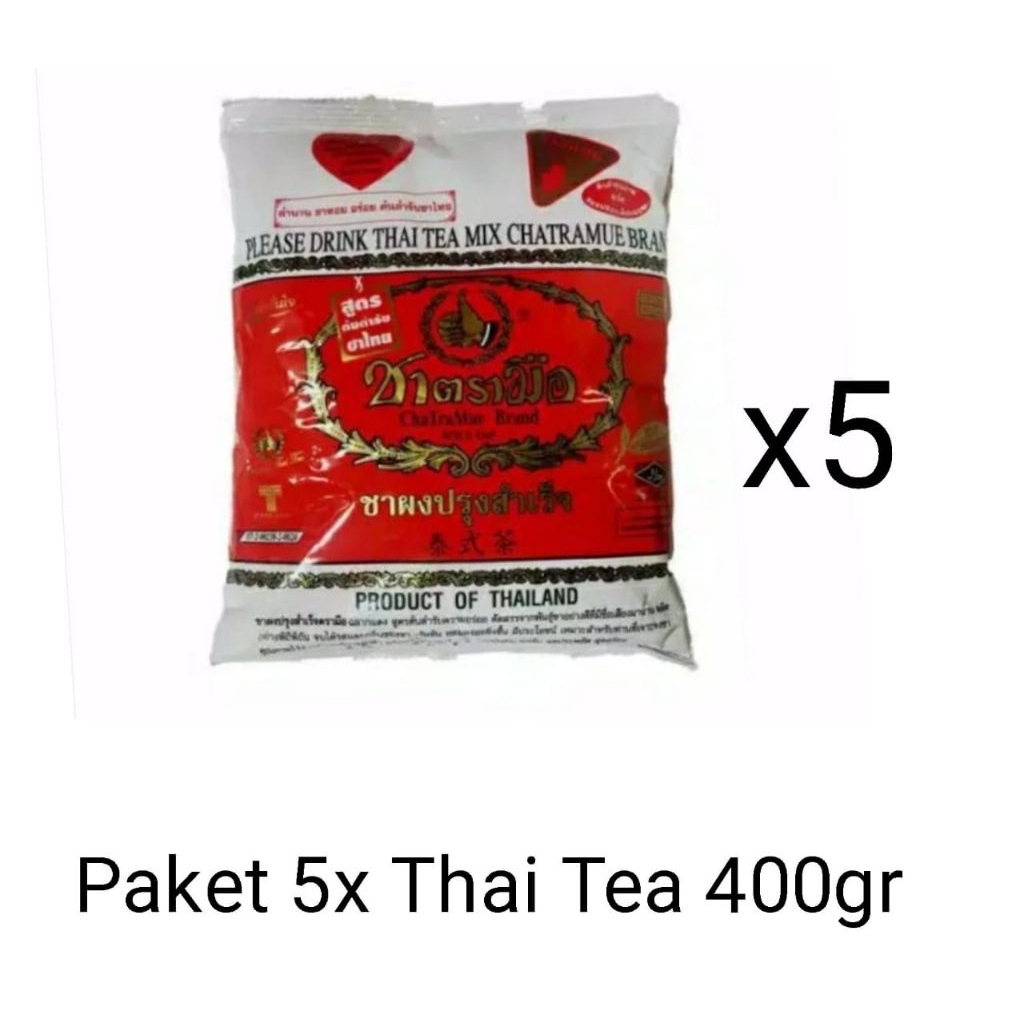 Jual Paket 5 bungkus Chatramue Thai Tea | Shopee Indonesia