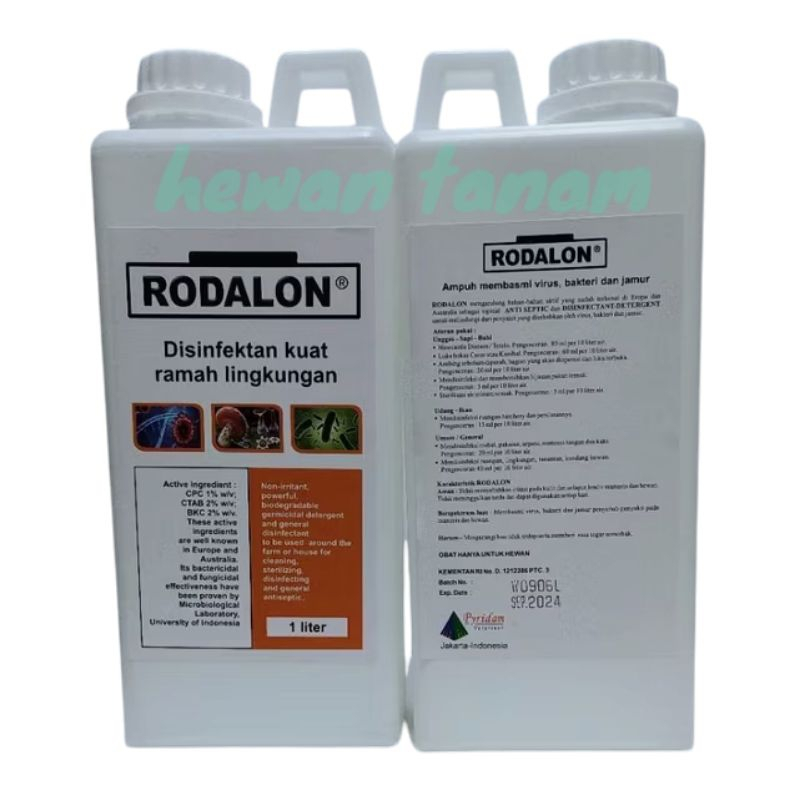 Jual RODALON 1 Liter - Disinfectan Kandang Anti Kuman Disinfektan Hewan ...