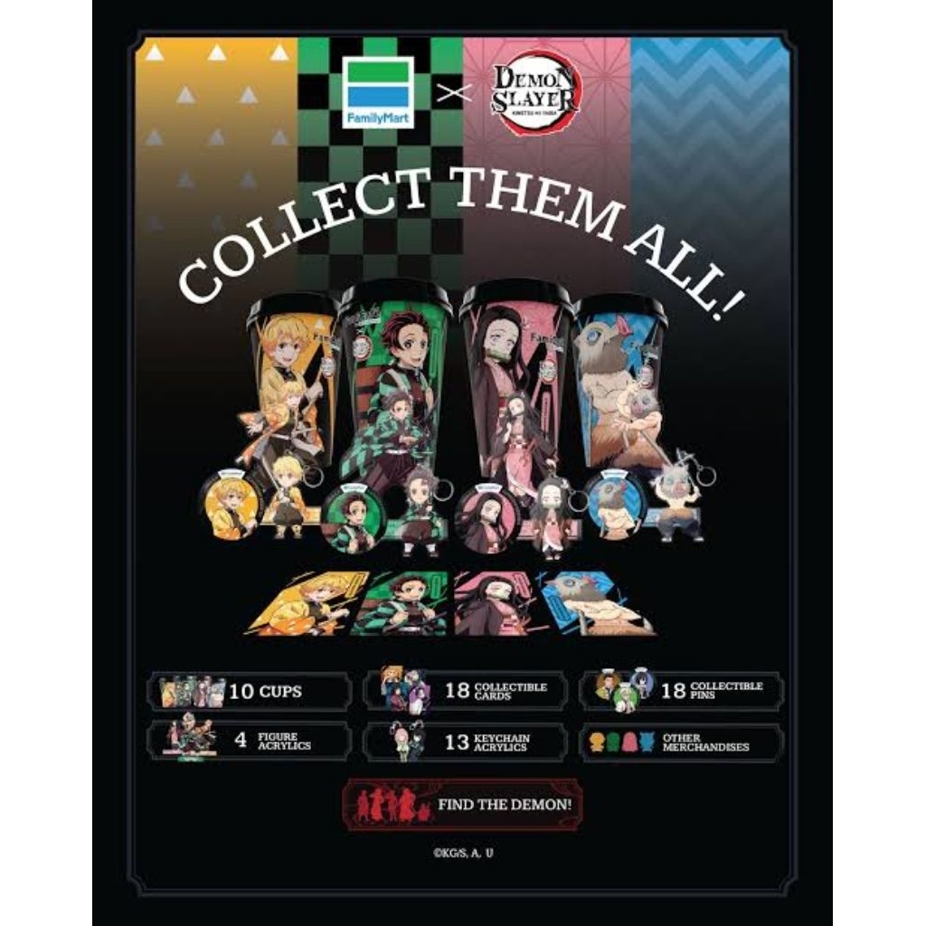 Jual Official merch kolaborasi Familymart x Demon Slayer | Shopee Indonesia