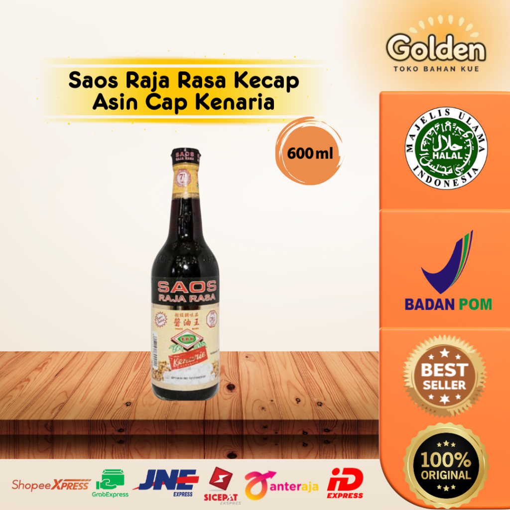 Jual Saos Raja Rasa Kecap Asin Cap Kenaria 600ml | Shopee Indonesia