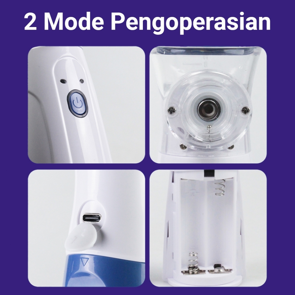 Jual Nebulizer Inhaler Alat Star Portable Terapi Handheld Machine Mesh ...