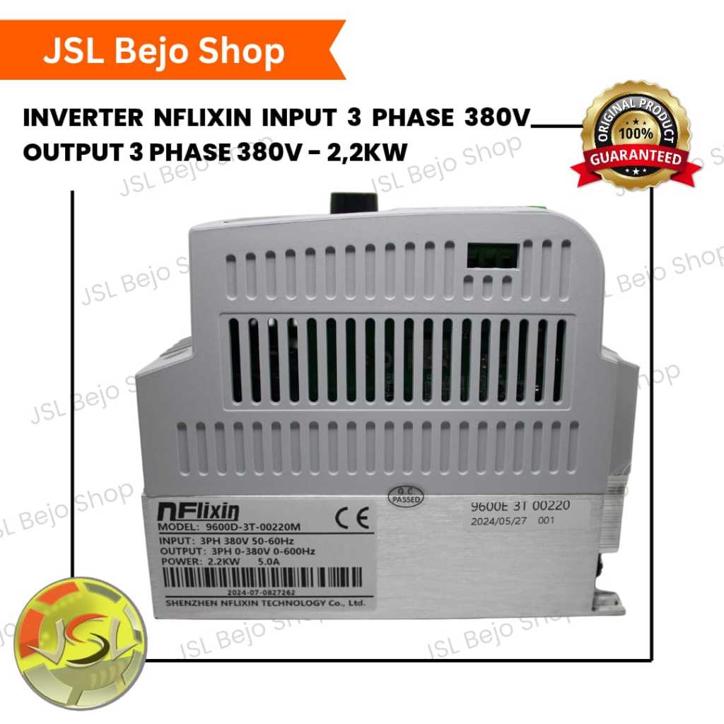 Jual NFLIXIN Variable Frequency Drive Vector Inverter 3 Phase VFD 2.2KW ...