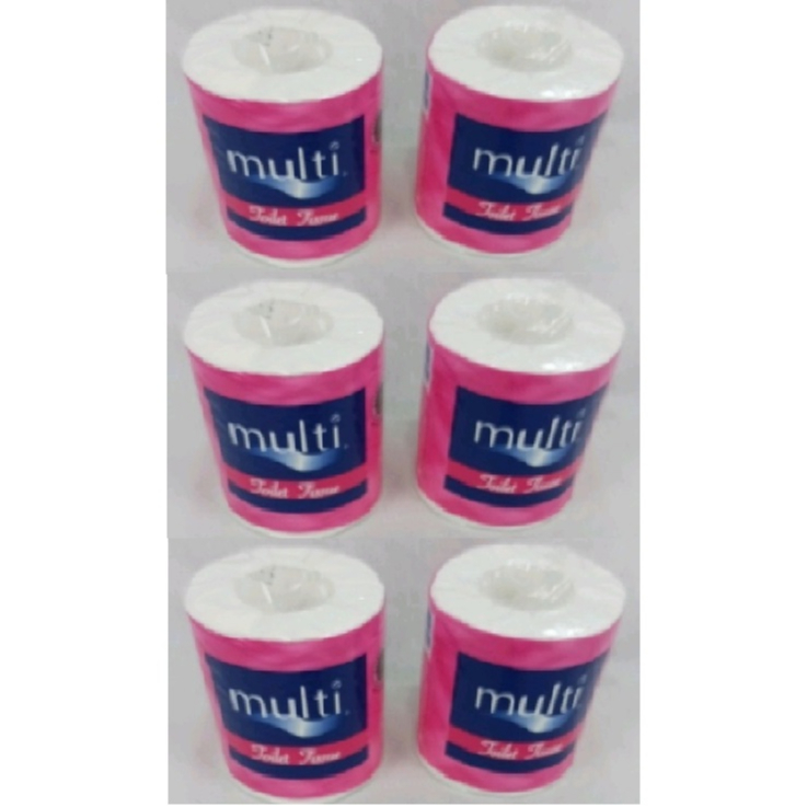 Jual ( PAKET 6 roll ) Tissue MULTI Roll Toilet / Bathroom ada karton ...