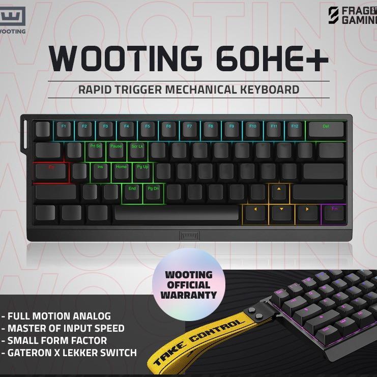 Jual Wooting 60HE+ Rapid Trigger Mechanical Keyboard | Shopee Indonesia