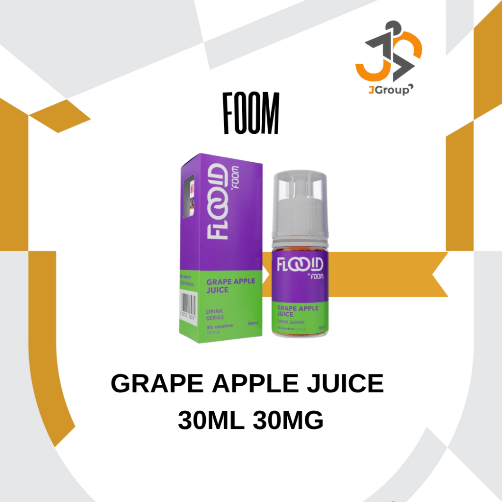 Jual FOOM GRAPE APPLE JUICE SALT NIC 30ML BY FOOM | LIQUID FLOOID GRAPE ...