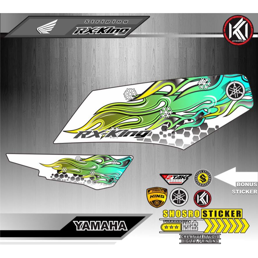Jual STICKER STRIPING MOTOR RX-KING NEW VARIASI API ELEGAN DAN SIMPEL ...