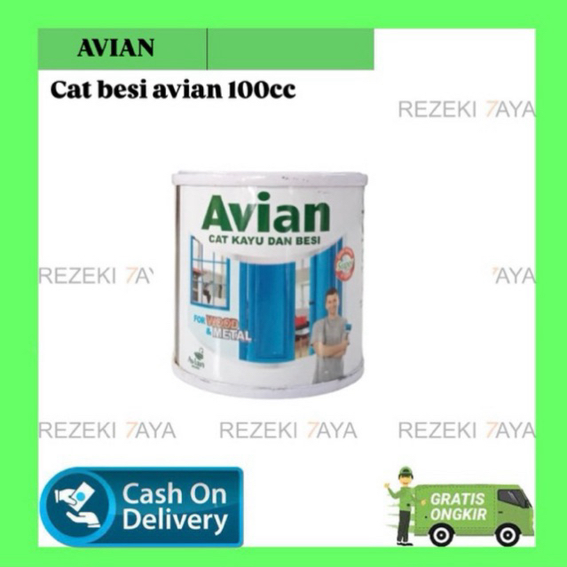 Jual CAT AVIAN 100CC / CAT MINYAK BESI AVIAN KECIL | Shopee Indonesia