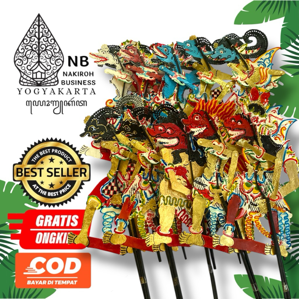 Jual NAKIROHBUSINESS Paket isi 10 Wayang kulit ASLI Anoman Anilo ...
